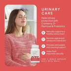 SELF NUTRITION UTI D Mannose with Cranberry & Probiotics for Women | 3 in 1 Supplement, Supports Urinary Tract Health & PH Balance | Effective & USA Made | Vegan, Non-GMO (60 Capsules)
