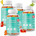 BIO VITALICA Irish Sea Moss Gummies with Elderberry – USA Made Vegan Gummies with Vitamin C, D & Zinc – Immune Support Supplement with Bladderwrack & Burdock Root for Adults & Kids – 4 Packs