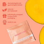 Sweetums Feminine Wipes For Women, Individually Wrapped - pH Balanced Flavored Intimate Wipes - Mango, Pack of 10