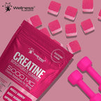 Creatine Gummies 5000mg, 30 Servings Creatine Monohydrate Gummies - Third-Party Tested Creatine for Women, Raspberry Flavor Creatine for Men, Muscle Growth, Strength, and Recovery - Pack of 1