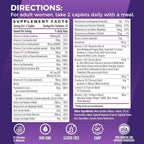 Vitamin World Ultra 360 Multivitamin for Women 50 Plus, Women's 50+ Multivitamin with Minerals & Herbs for Menopause Support, Supplement with Vitamin B, D, E & Zinc for Healthy Aging, 90 Caplets