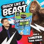 Jack Link’s x MrBeast Turkey Mini Sticks, As Seen on Beast Games, 8g Protein, Made with 100% All Natural Turkey, Zero Sugar, Pantry-Ready Snacks, 12 Count
