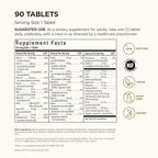 Solgar Formula VM-75, 90 Tablets - Multivitamin with Chelated Minerals - Vitamin A, B6, B12, C, D, E - Biotin, Magnesium, Calcium, Iron, Zinc - Vegan, Gluten Free, Dairy Free, Kosher - 90 Servings