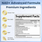 StrongVit NAD Resveratrol Supplement for Women & Men. Support Cellular Health, Energy + Healthy Aging. High Potency Blend, Plus Third-Party Lab Tested in USA (60 Capsules)