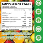 1 Pack Methyl B-12 3000mcg Gummies for Kids & Adults, Vitamin B12 (Methylcobalamin) with Vitamin B6, Folate & D3, Supports Energy, Metabolism & Immune Wellness, 60 Count