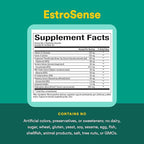 Natural Factors WomenSense EstroSense - Daily Hormonal Balance Support Supplement - Supports Healthy Menstruation & Menopause - Non-GMO Natural Supplement - 120 Vegetarian Capsules (60 Servings)