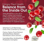 Zahler Revolution - Complete Womens Urinary Tract Health Formula with Probiotics - UTI Pills - 1200mg D-Mannose and Cranberry Supplement - Urinary Tract Infection Support for Women (60 Capsules)