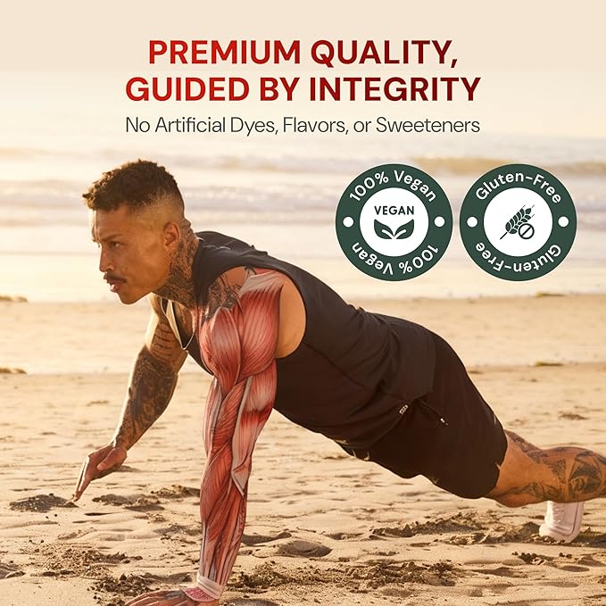 Creatine Monohydrate Gummies 5g - Only 2g Sugar, Made in USA - Sour Watermelon Flavor - Vegan & 3rd Party Tested - Pre & Post Workout Supplement for Women and Men (120 Count, 40 Servings)