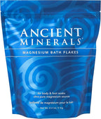 Ancient Minerals Magnesium Bath Flakes - Bathing Alternative to Epsom Salt - Soak in Natural Salts - High-Absorption Efficiency for Relaxation, Wellness & Muscle Relief (4 .4 lb)
