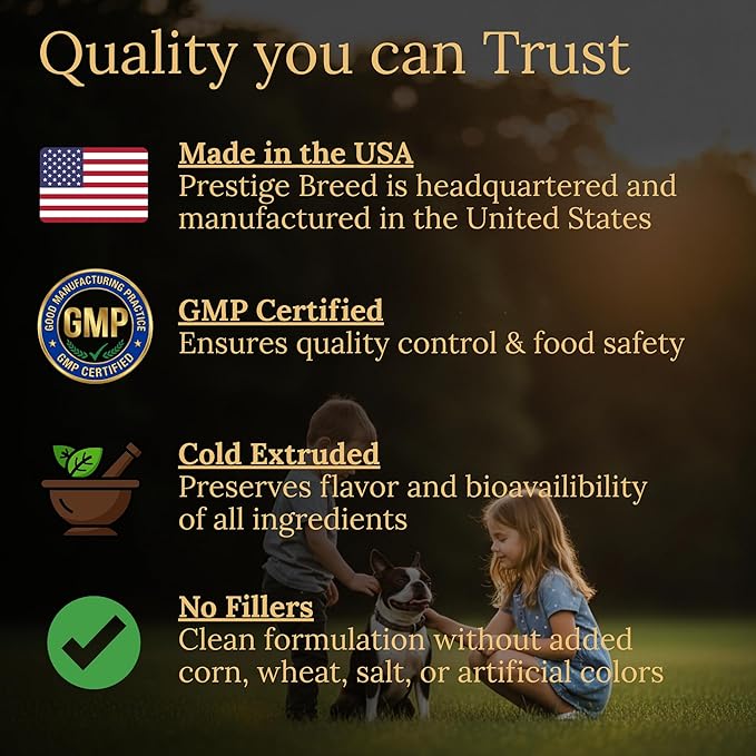 Boston Terrier Multivitamins, 90 Count, Made in the USA with Real Bacon