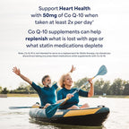 Puritan's Pride Coenzyme CoQ10 50mg, Dietary Supplement for Heart Health, Blood Pressure, Oral Gum Health, and Healthy Aging Support, 100 Servings, Rapid Release Softgels