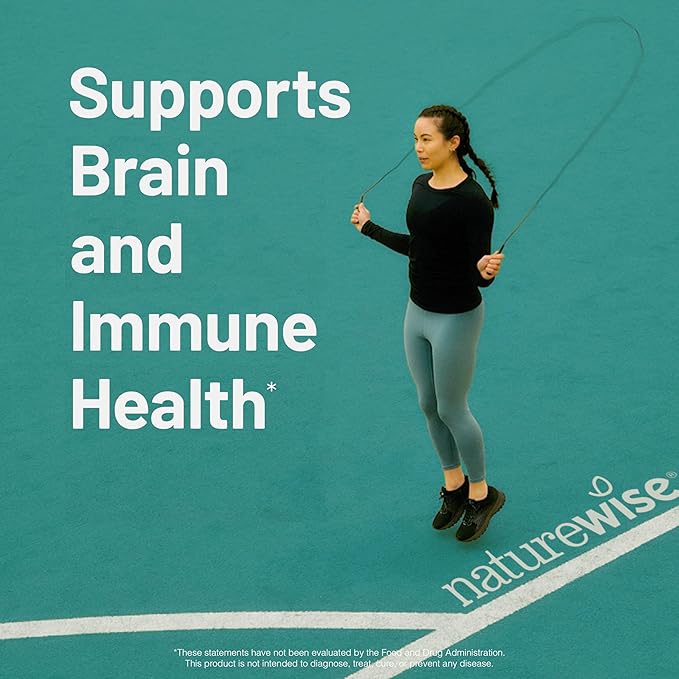 NatureWise Omega 3 Fish Oil - 500 mg per Pill - EPA & DHA - Immune Support, Brain Health & Optimal Wellness - Gluten and Soy Free, Non-GMO - 180 Softgels[6-Month Supply]