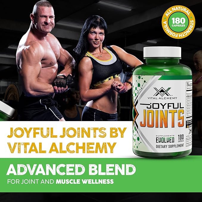 Vital Alchemy Joyful Joints Support Supplement for Women & Men