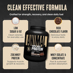 Animal 100% Whey Protein Powder – Whey Blend for Pre Workout or Post Workout, Recovery, or an Anytime Low Sugar Protein Boost Meal Replacement with BCAA Branched Chain Amino Acids – Chocolate, 4 lb