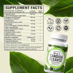 Candida Cleanse Detox Supplement - Women Men Natural Yeast Overgrowth Support with Caprylic Acid Probiotics Complex for Candi Balance Immune Intestinal Flora & Gut Health - Vegan Gluten Free