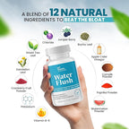 Diuretic Water Pills for Weight Control - Instant Relief from Bloat and Swelling - Green Tea, Cranberry, Dandelion Leaf Extract - Water Retention Pills for Women & Men, 120 Caps