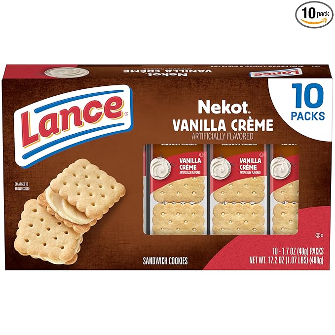 Lance Vanilla Flavored Crème, 10 Count 1.7 Oz