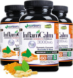 Women's Formula 3000 InflamCalm Advanced with Turmeric, Curcumin, Enzymes and Boswellia. Vegetarian, Gluten Free - (Packaging May Vary)