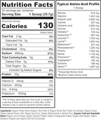 NATURELO Plant Protein Powder, Chocolate, 22g Protein - Non-GMO, Vegan, No Gluten, Dairy, or Soy - No Artificial Flavors, Synthetic Coloring, Preservatives, or Additives - 20 Servings