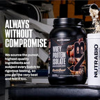 NutraBio 100% Whey Protein Isolate Protein Powder, 25g Protein with Complete Amino Acid Profile, Non-GMO, Soy & Gluten Free, Low Carb, Low Calorie Whey Protein Powder, Chocolate Coconut, 2 Lbs