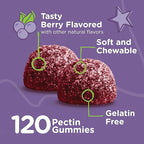 Viteey Sambucus Elderberry Gummies for Kids Immune Support Supplements with Zinc & Vitamin C 3-1 Immune Booster - Vegetarian, Gelatin Free, Gluten Free, GMO Free - Tasty Chewable Berry Flavored