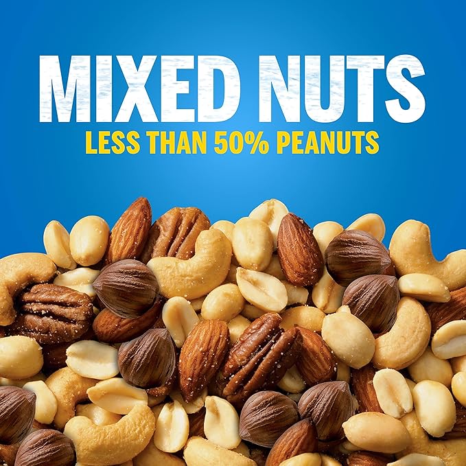 Planters Mixed Nuts Jar, 27 Ounce (Pack of 2)
