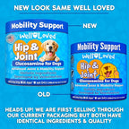 Well Loved Glucosamine for Dogs - Joint Supplement for Dogs, Made in USA, Vet Developed, Glucosamine Chondroitin, Hip and Joint Chews with MSM, Large Breed, Pain Relief, 120 Chews