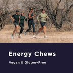 GU Energy Chews, Strawberry Energy Gummies with Electrolytes, Vegan, Gluten-Free, Kosher, 20 mg of Caffeine, and Dairy-Free On-The-Go Energy for Any Workout, 12 Bags (24 Servings Total) (Pack of 2)