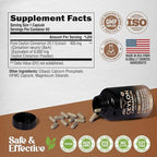 Ceylon Cinnamon Capsules - Extra Strength - Energy Heart & Metabolism Support for Men & Women - Pure Natural Cinnamon 20:1 Extract Supplement - GMO & Gluten Free - Made in USA - 60 Capsules 2 Month