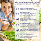 Dr. Tennant's Digestive Enzyme Supplement | 27 Enzymes with 2X DPP-IV | Supports Gut Health, Bloating Relief & Gluten and Dairy Digestion | 200 Capsules – 100 Day Supply