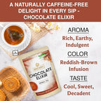 BREWIX, Chocolate Elixir Rooibos Herbal Tea (30 Pyramid Tea Bags) | Rooibos with Cinnamon, Spearmint, Peppermint | Dessert Tea | Chocolate Tea