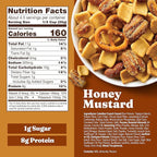 Catalina Crunch Protein Snack Mix | 8g Protein, 1g Sugar per Serving | Good Source of Fiber, Keto, Gluten Free | Honey Mustard, 5.25 Ounce Bag (Pack of 5) - Packaging May Vary