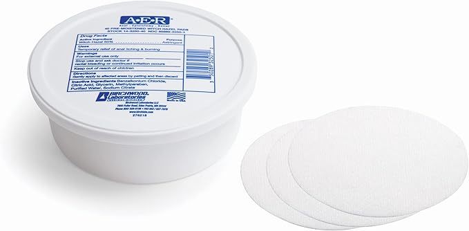 Birchwood Laboratories A-E-R Pre-Moistened Medicated Cooling Witch Hazel Pads For Hemorrhoid & Postpartum Relief, 40 Count