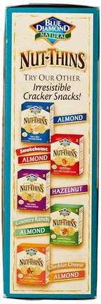 Blue Diamond Almonds, Pecan Thins Gluten Free Cracker Crisps perfect for Snacking, 4.25 oz (Pack of 4)