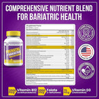 ProCare Health Prenatal Bariatric Multivitamin with Iron (60 Easy to Swallow Capsules) – for Women, Bariatric Vitamins for Gastric Bypass & Gastric Sleeve (1 Month Supply)