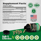 Mullein Leaf Extract for Lung Detox - Marshmallow Root | Echinacea | Oregano | Quercetin | NAC - 15-in-1 Lung Support & Cleanse for Smokers Supplement - Made in USA - As Drops, Tincture - 120 Capsules