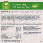 Natural Balance Limited Ingredient Adult Dry Dog Food with Vegan Plant Based Protein and Healthy Grains, Vegetarian Recipe, 12 Pound (Pack of 1)