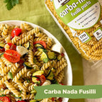 Al Dente Carba-Nada Fusilli - Low Carb, High Protein - Keto & Point-Based Diet-Friendly, Artisanal Pasta Noodles, Cage-Free Eggs & Non-GMO Ingredients. 12oz Bags (Pack of 6)