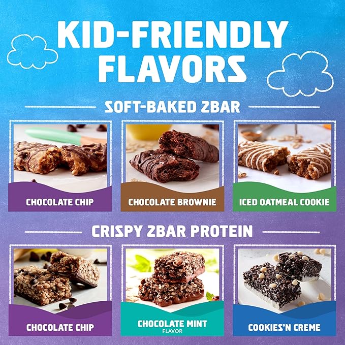 Zbar and Zbar Protein - Variety Pack - Made with Organic Oats - Non-GMO - Soft-Baked Energy Snack Bars and Crispy Protein Bars,16 Count (Pack of 2)