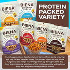 BIENA Chickpea Snacks - Crunchy Roasted Chickpeas - High Fiber Vegan Protein Snack for Adults & Kids - 6-Pack, 5 oz Bags - BBQ, Habanero, Honey Roasted, Lil' Bit of Everything, Sea Salt, Rockin' Ranch
