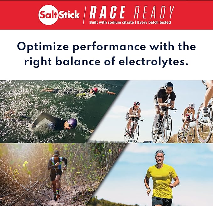 SaltStick Electrolytes with Caffeine - Salt Pills and Electrolytes for Running, Hydration, Leg Cramps Relief, Sports Recovery, Hiking Essentials - Salt, Magnesium, Potassium, Vitamin D3 - 100 Count