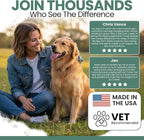 Chew + Heal Labs Glucosamine for Dogs Hip and Joint Supplement - 60 Senior Dogs Mobility Soft Chews - Made with Glucosamine, MSM, Chondroitin, Green Lipped Mussels and More - Made in The USA