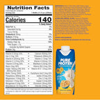 Pure Protein Complete Protein Shake, Frosted Cereal, 30g High Protein Drink, Less than 1g Sugar, 4g Fiber, Ready to Drink, Non GMO, On-the-Go Shakes, 11oz Bottles, 12 Pack