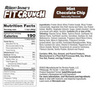 FITCRUNCH Snack Size Protein Bars, 6-Layer Baked Bar, 3g of Sugar, Gluten Free & Soft Cake Core (9 Bars, Mint Chocolate Chip)