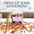 PLANTERS Deluxe Mixed Nuts with Sea Salt,27 oz Resealable Container - Variety Mixed Nuts Snacks with Cashews,Almonds,Pecans,Pistachios & Hazelnuts - Energy Boost - Kosher,(Pack of 2)