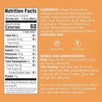 Liquid Collagen Peptides Type I, III 15 Grams Protein per Oz. |Prosource NoCarb Orange Crème 4 Bottles Pack Medtrition|