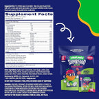 Sour Punch Superfood Gummies for Kids – Kids Multivitamin Gummies with 16 Fruits & Vegetables, Fiber, Zinc & Iodine – Immune & Wellness Support, Great Tasting
