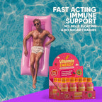 Vitamin Energy Immune+ Extra Strength Energy Shot Strawberry Twist 48 Pack, 260mg Natural Caffeine, B-Vitamins, Citicoline, Green Tea, Immunity & Focus Support, Zero Sugar, Gluten-Free 1.93 fl oz
