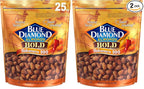 Blue Diamond Almonds Habanero BBQ Flavored Snack Nuts, 25 Oz Resealable Bag (Pack of 2)