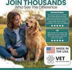 12-in-1 Dog Multivitamin Soft Chews, 120 Count - Vitamins & Supplements, Glucosamine Chondroitin, Probiotics, Omega 3 - Hip & Joint, Skin & Coat, Immune Support for Puppy & Senior Dogs - Chew + Heal